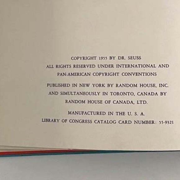 VINTAGE DR SEUSS ON BEYOND ZEBRA FIRST EDITION BOOK "Banned" - Picture 3 of 4